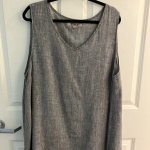 FLAX Linen Tunic Top 1G